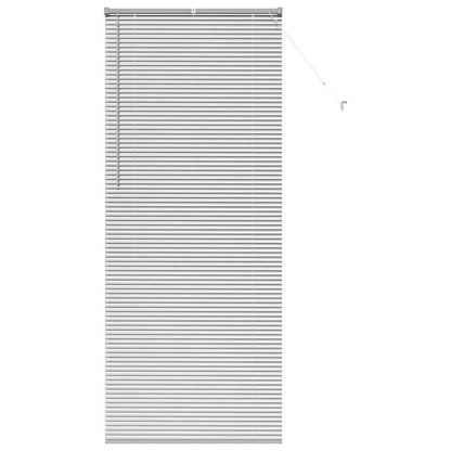 vidaXL Venetian Blinds Height Adjustable Silver 220 x 90 cm Aluminium