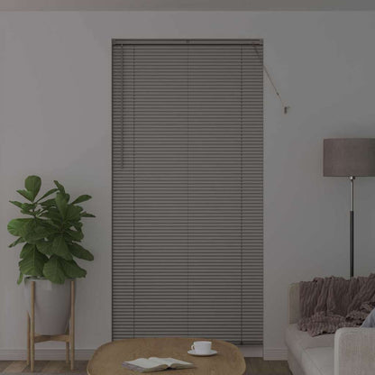 vidaXL Venetian Blinds Height Adjustable Silver 220 x 100 cm Aluminium