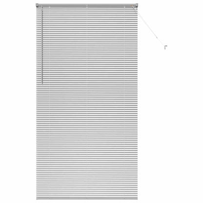vidaXL Venetian Blinds Height Adjustable Silver 220 x 110 cm Aluminium