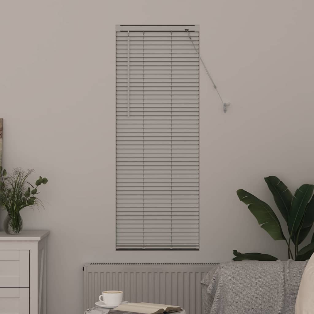 vidaXL Venetian Blinds Height Adjustable White 130 x 50 cm Aluminium