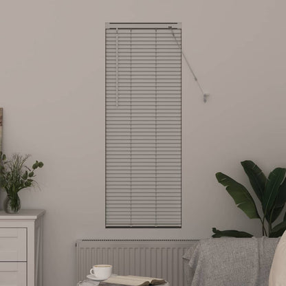 vidaXL Venetian Blinds Height Adjustable White 130 x 50 cm Aluminium