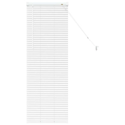 vidaXL Venetian Blinds Height Adjustable White 130 x 50 cm Aluminium