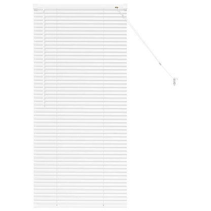 vidaXL Venetian Blinds Height Adjustable White 130 x 60 cm Aluminium