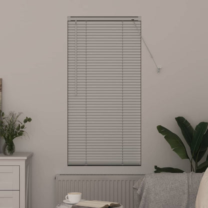 vidaXL Venetian Blinds Height Adjustable White 130 x 65 cm Aluminium