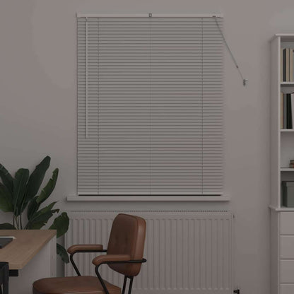 vidaXL Venetian Blinds Height Adjustable White 130 x 100 cm Aluminium