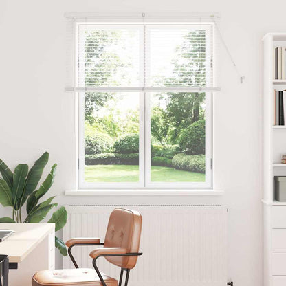vidaXL Venetian Blinds Height Adjustable White 130 x 120 cm Aluminium