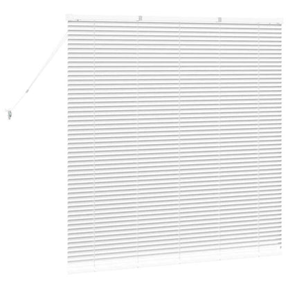 vidaXL Venetian Blinds Height Adjustable White 130 x 135 cm Aluminium