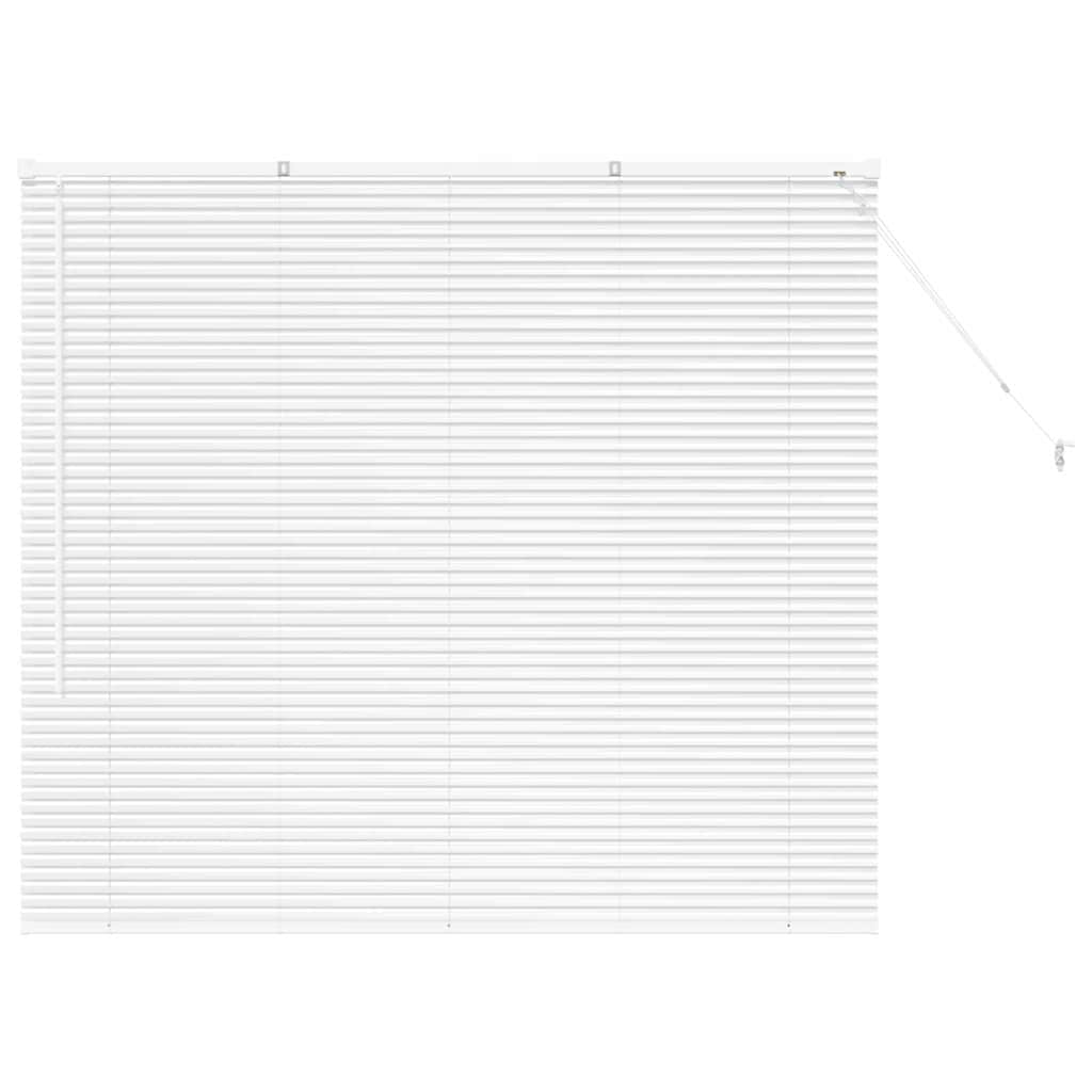 vidaXL Venetian Blinds Height Adjustable White 130 x 145 cm Aluminium