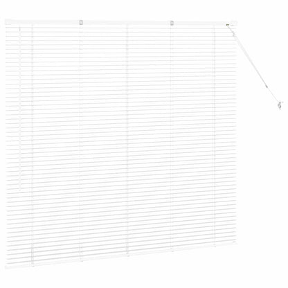 vidaXL Venetian Blinds Height Adjustable White 130 x 150 cm Aluminium