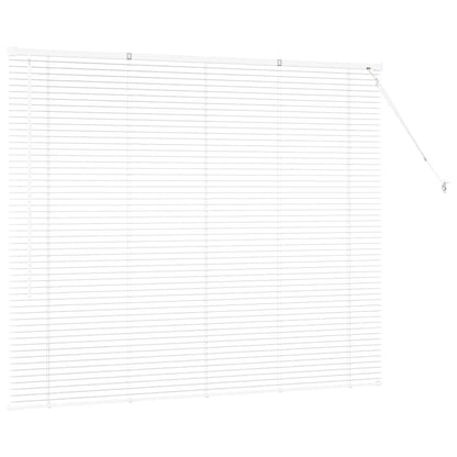 vidaXL Venetian Blinds Height Adjustable White 130 x 160 cm Aluminium