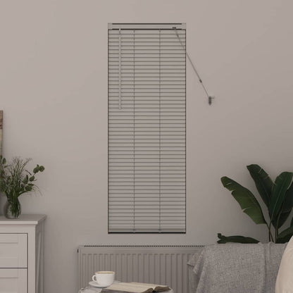 vidaXL Venetian Blinds Height Adjustable White 175 x 50 cm Aluminium