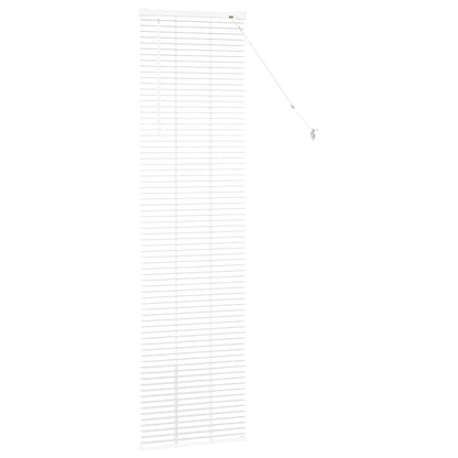 vidaXL Venetian Blinds Height Adjustable White 175 x 50 cm Aluminium