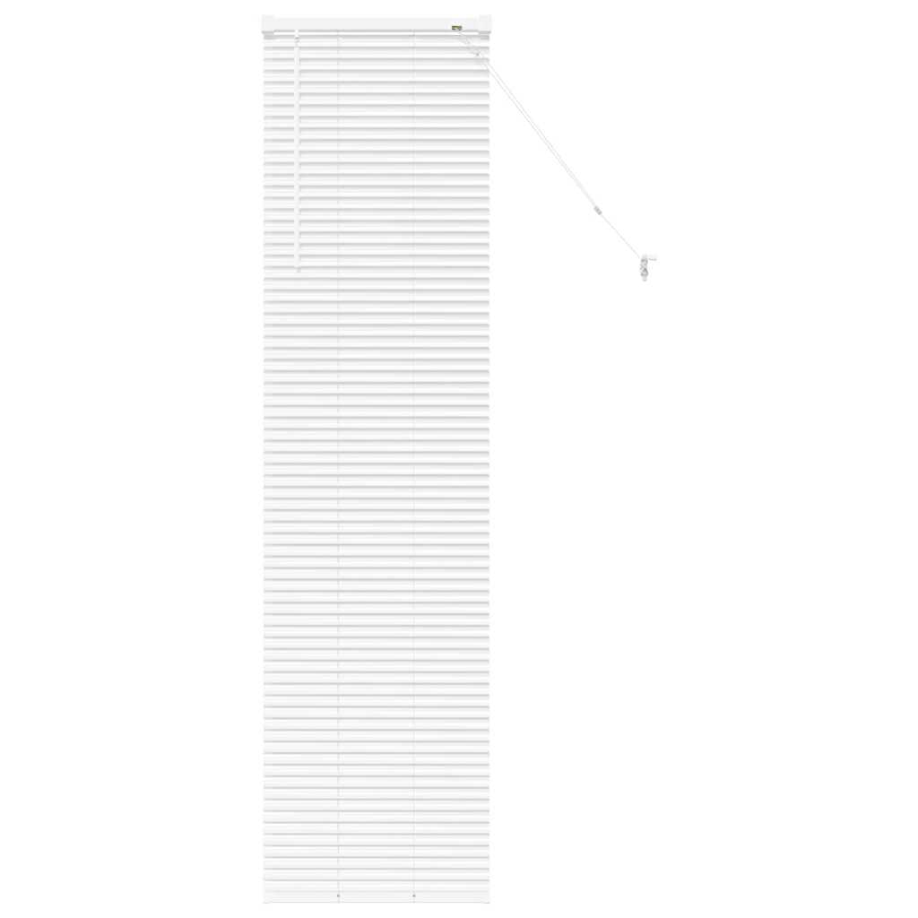 vidaXL Venetian Blinds Height Adjustable White 175 x 50 cm Aluminium