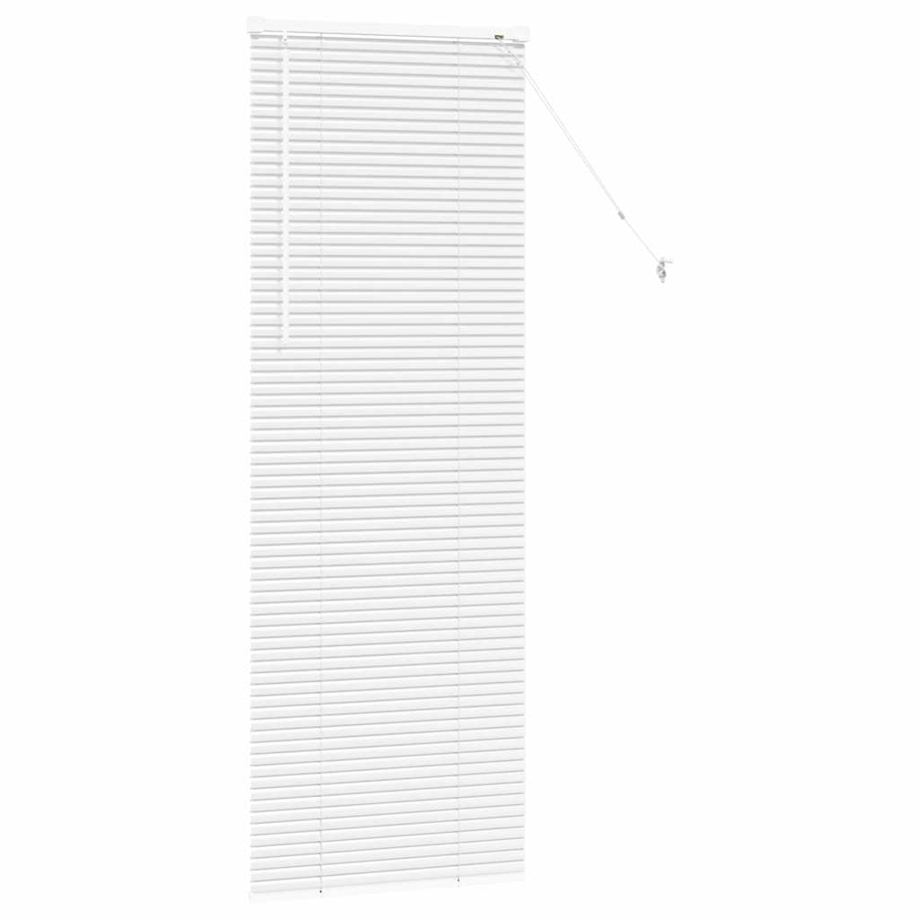 vidaXL Venetian Blinds Height Adjustable White 175 x 55 cm Aluminium