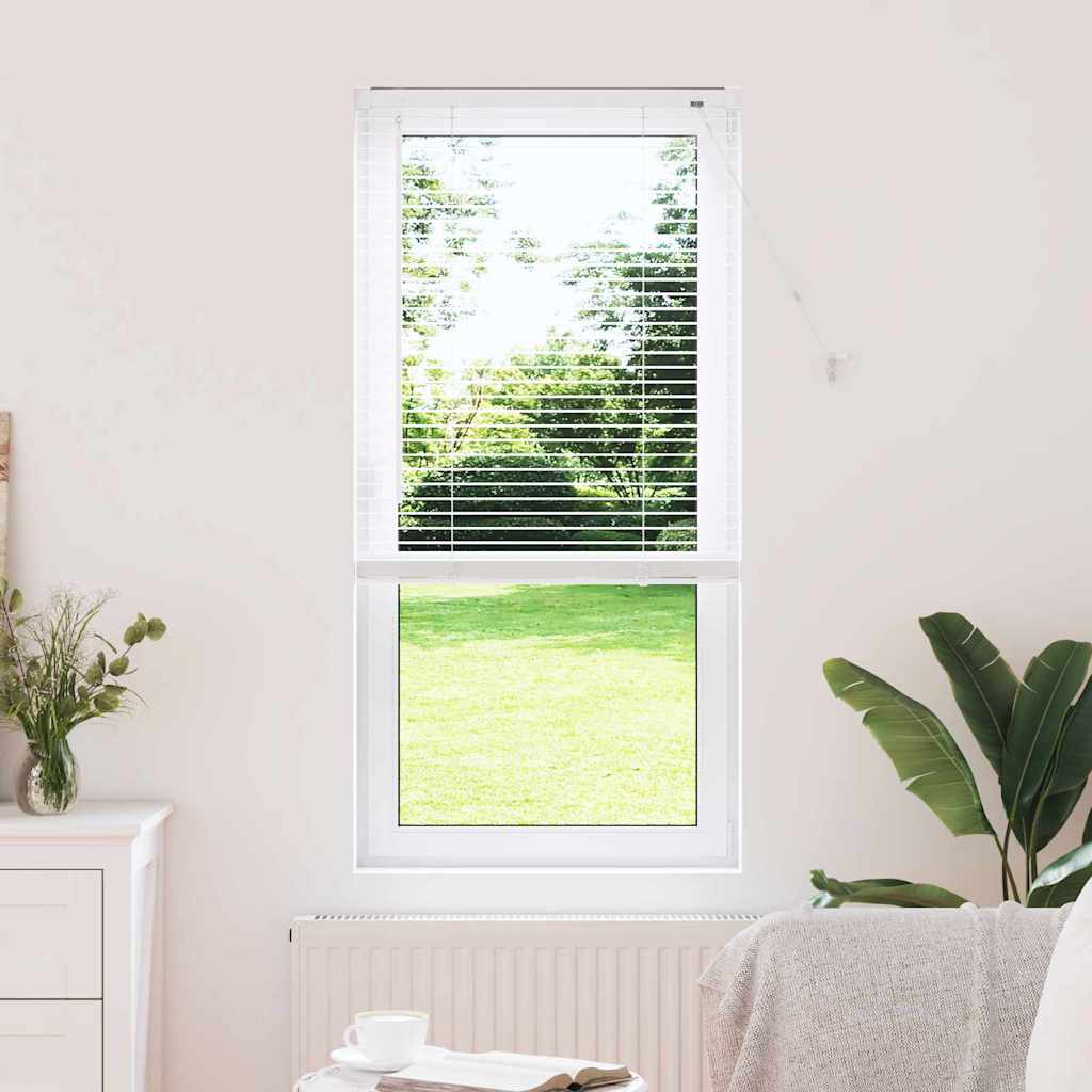 vidaXL Venetian Blinds Height Adjustable White 175 x 60 cm Aluminium