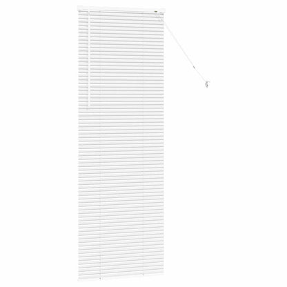 vidaXL Venetian Blinds Height Adjustable White 175 x 60 cm Aluminium