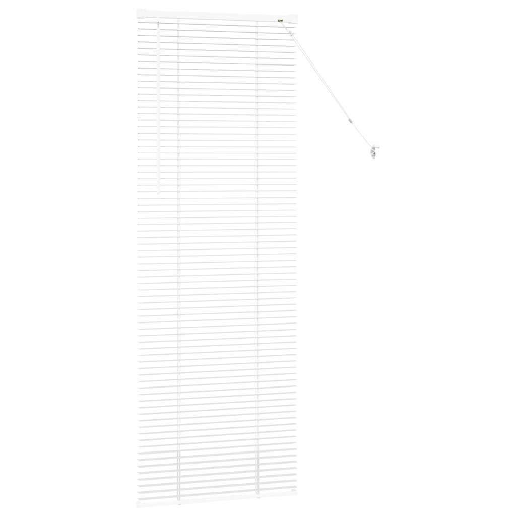 vidaXL Venetian Blinds Height Adjustable White 175 x 60 cm Aluminium