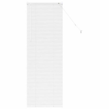vidaXL Venetian Blinds Height Adjustable White 175 x 60 cm Aluminium