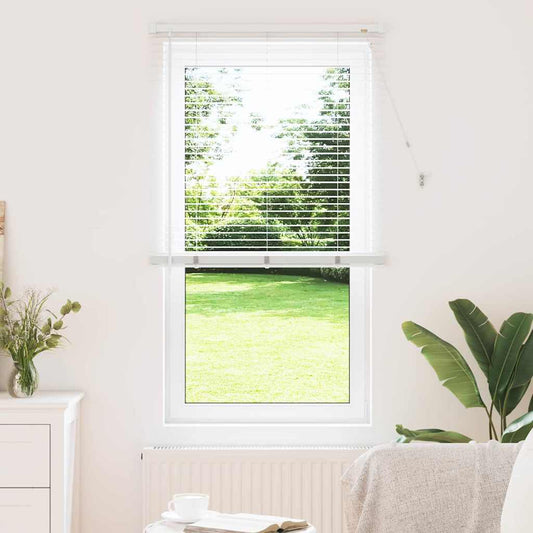 vidaXL Venetian Blinds Height Adjustable White 175 x 70 cm Aluminium