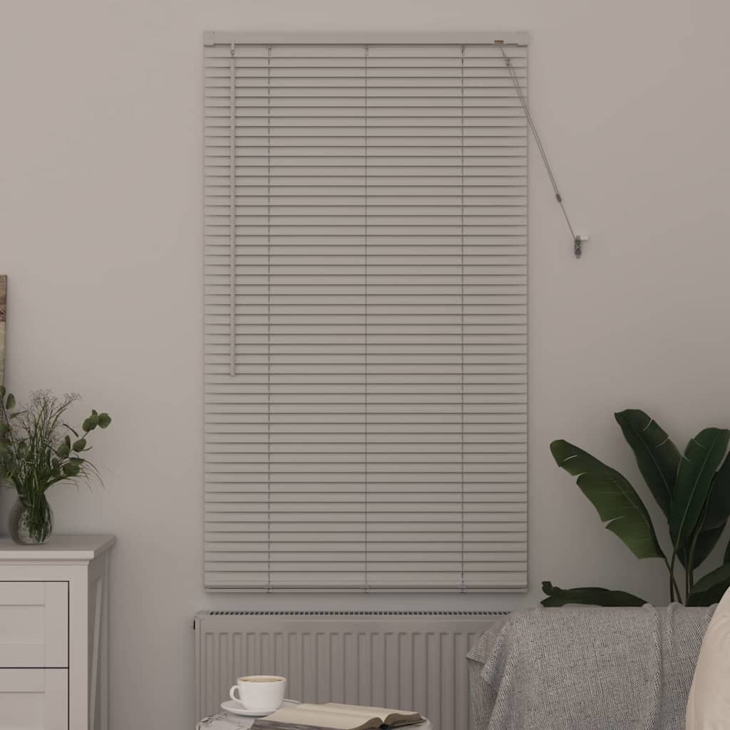 vidaXL Venetian Blinds Height Adjustable White 175 x 70 cm Aluminium
