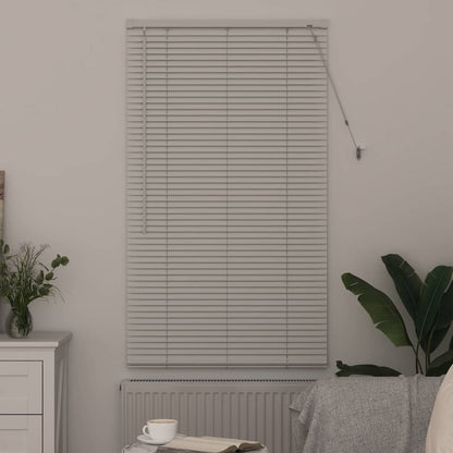 vidaXL Venetian Blinds Height Adjustable White 175 x 70 cm Aluminium