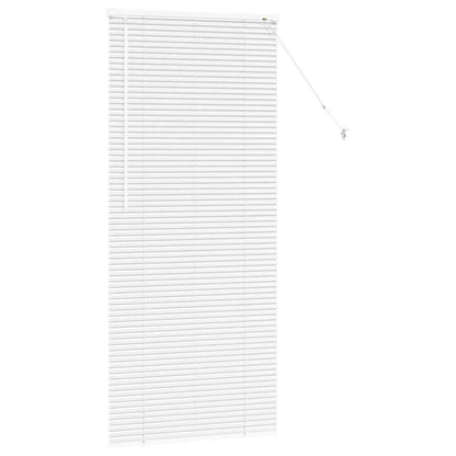 vidaXL Venetian Blinds Height Adjustable White 175 x 70 cm Aluminium