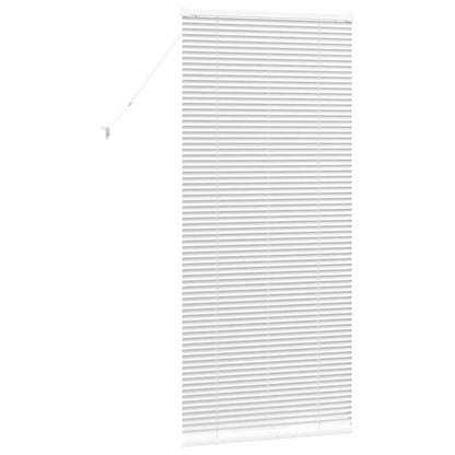 vidaXL Venetian Blinds Height Adjustable White 175 x 80 cm Aluminium