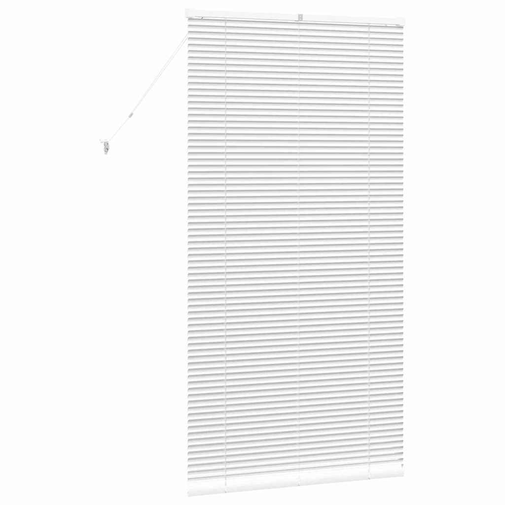 vidaXL Venetian Blinds Height Adjustable White 175 x 85 cm Aluminium