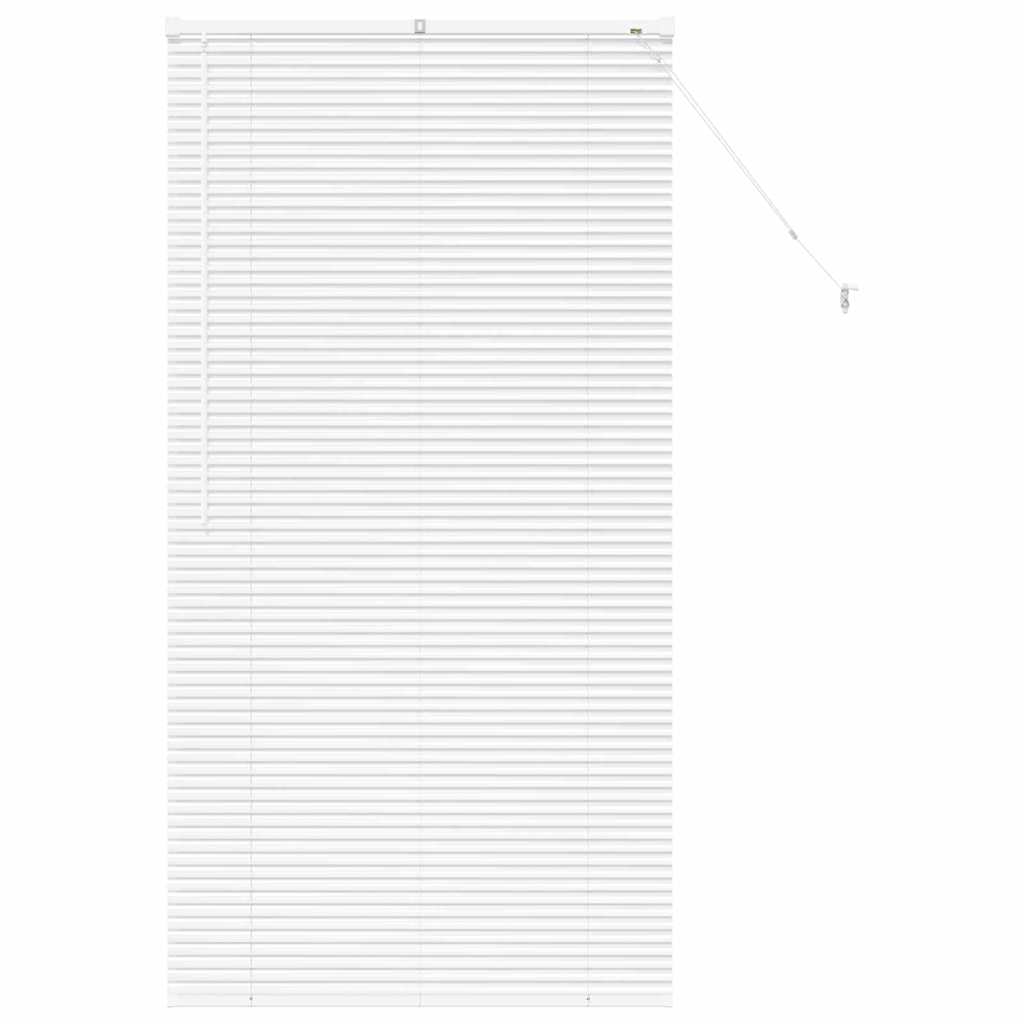 vidaXL Venetian Blinds Height Adjustable White 175 x 85 cm Aluminium