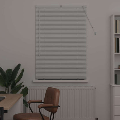 vidaXL Venetian Blinds Height Adjustable White 175 x 95 cm Aluminium