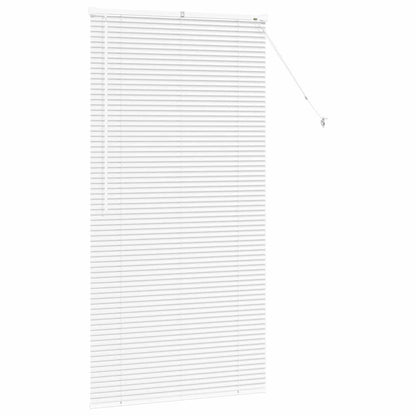 vidaXL Venetian Blinds Height Adjustable White 175 x 95 cm Aluminium