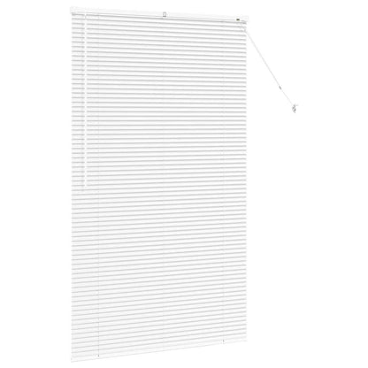 vidaXL Venetian Blinds Height Adjustable White 175 x 100 cm Aluminium