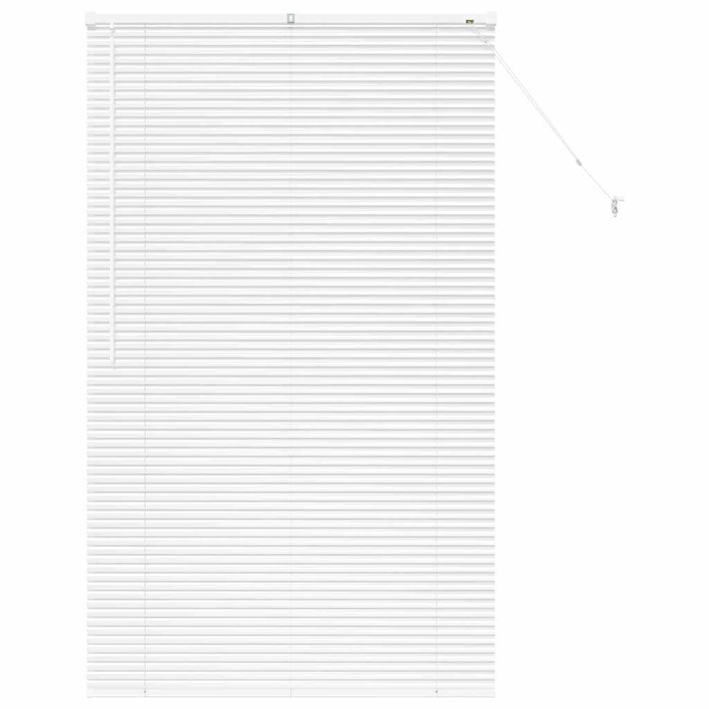vidaXL Venetian Blinds Height Adjustable White 175 x 100 cm Aluminium