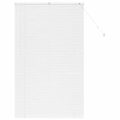 vidaXL Venetian Blinds Height Adjustable White 175 x 100 cm Aluminium