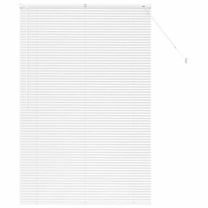 vidaXL Venetian Blinds Height Adjustable White 175 x 115 cm Aluminium