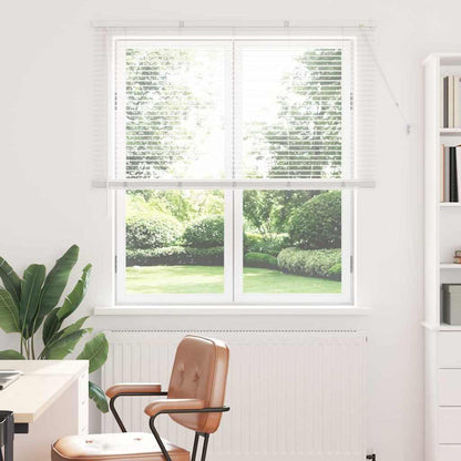 vidaXL Venetian Blinds Height Adjustable White 175 x 130 cm Aluminium