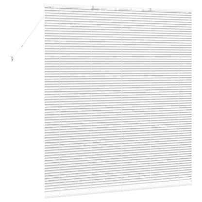 vidaXL Venetian Blinds Height Adjustable White 175 x 160 cm Aluminium