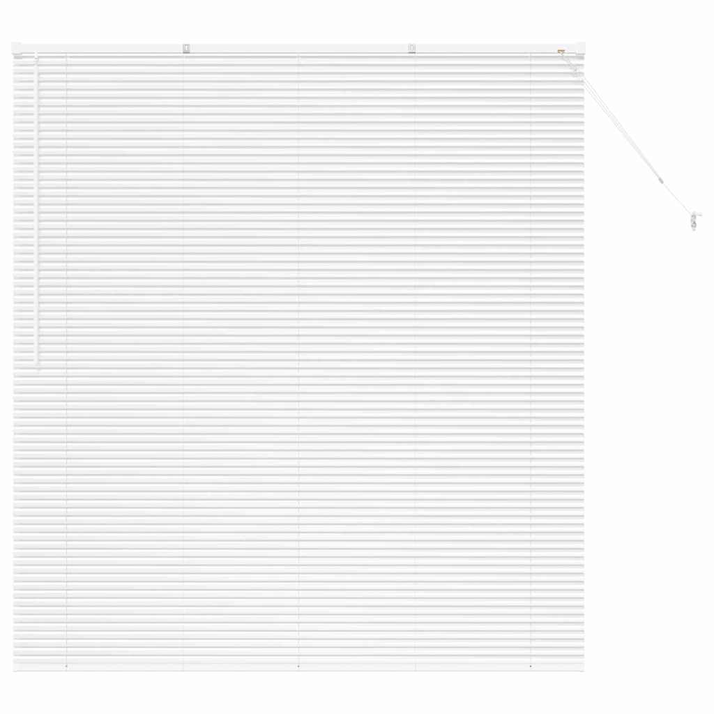 vidaXL Venetian Blinds Height Adjustable White 175 x 160 cm Aluminium