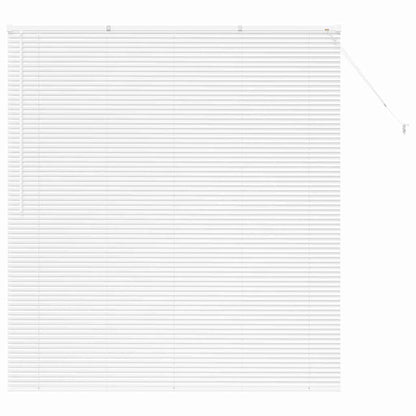 vidaXL Venetian Blinds Height Adjustable White 175 x 160 cm Aluminium