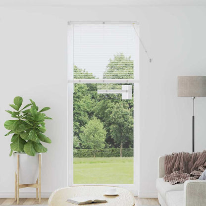 vidaXL Venetian Blinds Height Adjustable White 220 x 90 cm Aluminium