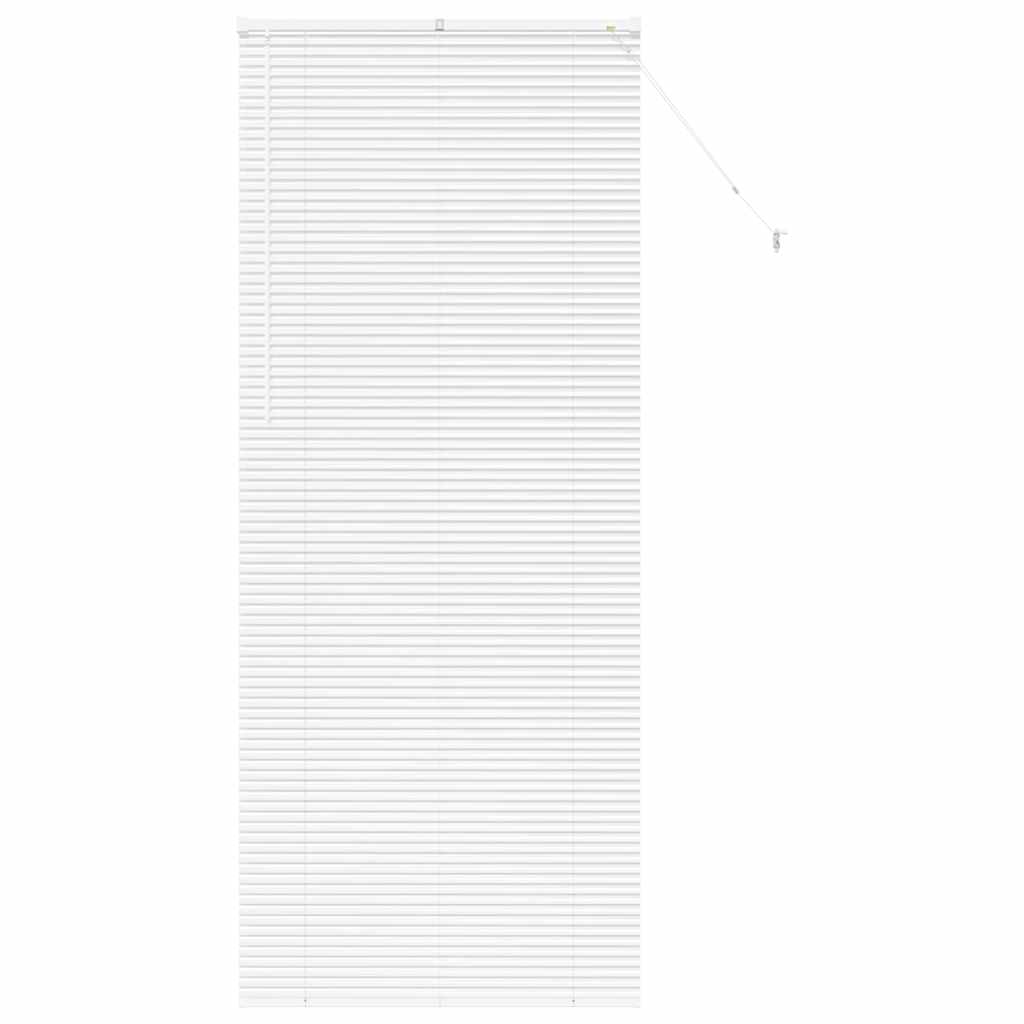 vidaXL Venetian Blinds Height Adjustable White 220 x 95 cm Aluminium