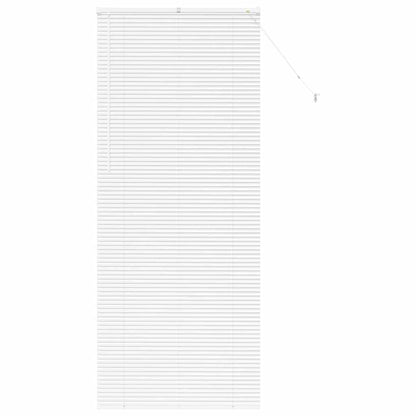 vidaXL Venetian Blinds Height Adjustable White 220 x 95 cm Aluminium