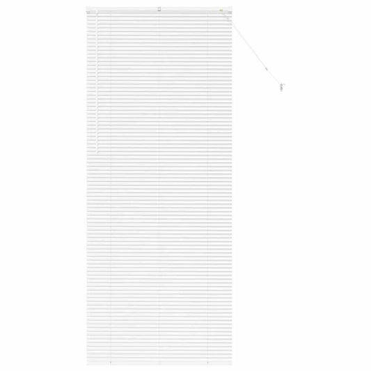 vidaXL Venetian Blinds Height Adjustable White 220 x 95 cm Aluminium