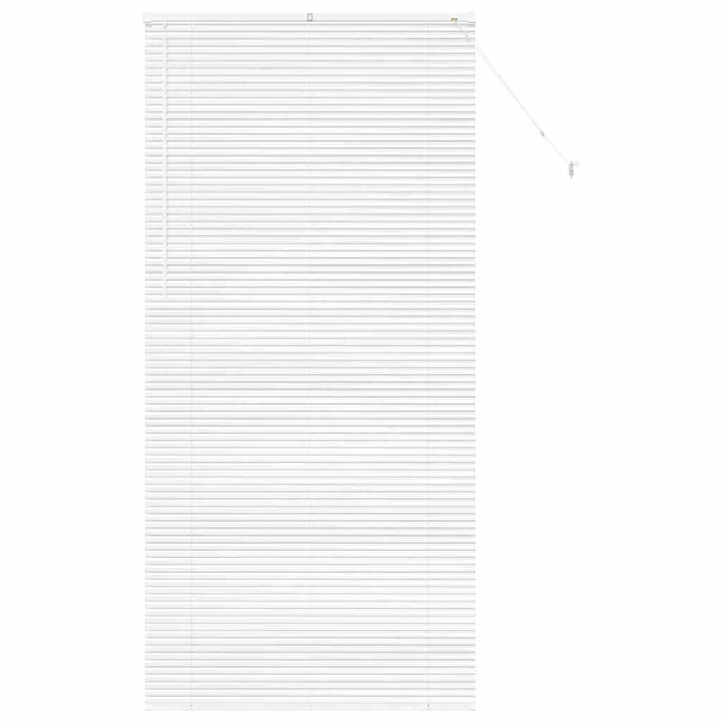 vidaXL Venetian Blinds Height Adjustable White 220 x 100 cm Aluminium