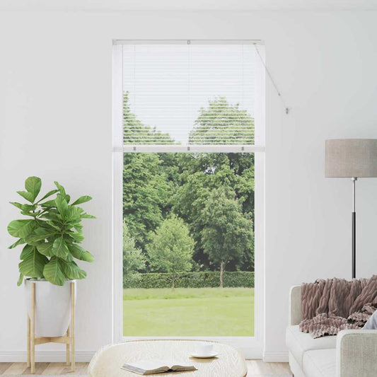 vidaXL Venetian Blinds Height Adjustable White 220 x 105 cm Aluminium