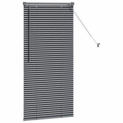 vidaXL Venetian Blinds Manual Dark Grey 130 x 55 cm Aluminium