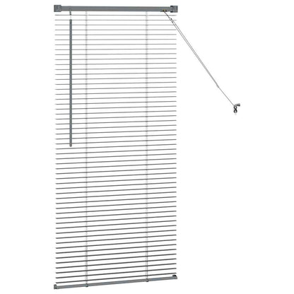 vidaXL Venetian Blinds Manual Dark Grey 130 x 55 cm Aluminium