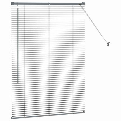 vidaXL Venetian Blinds Manual Dark Grey 130 x 95 cm Aluminium