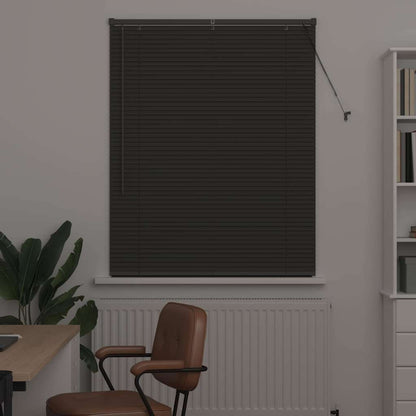 vidaXL Venetian Blinds Manual Dark Grey 130 x 105 cm Aluminium