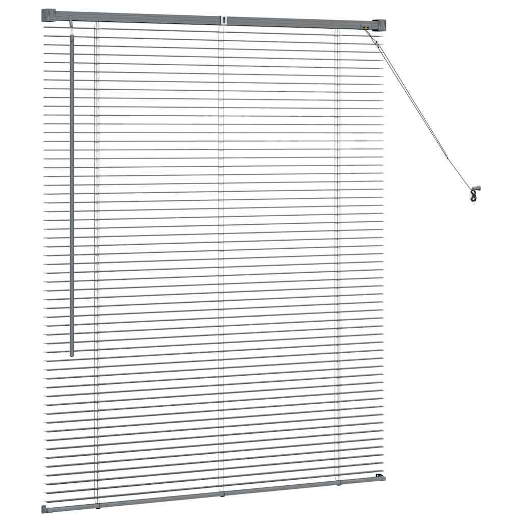 vidaXL Venetian Blinds Manual Dark Grey 130 x 105 cm Aluminium